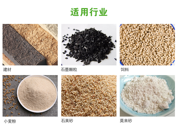 高頻振動篩主要用于化工，建材，石墨顆粒，飼料，小麥粉，石英砂，豆?jié){，果汁等各種物料的干法、濕法篩分、分級、脫水，過濾。
